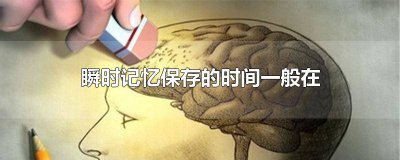 ?瞬時記憶保存的時間一般在多少秒 瞬時記憶存儲時間